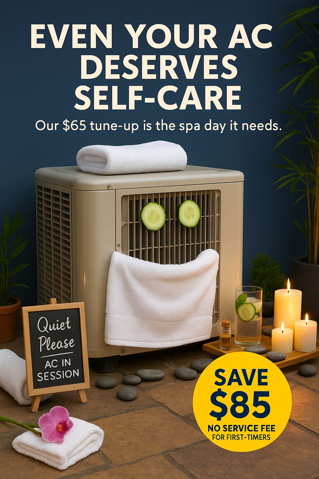 AC tune-up spa day